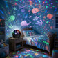 2-in-1 Rotating Star Projector Night Lights