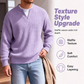✨ 50% OFF – Men's Layered-Look Waffle T-Shirt | Comfortable everyday style with elegant texture 👚