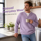 ✨ 50% OFF – Men's Layered-Look Waffle T-Shirt | Comfortable everyday style with elegant texture 👚