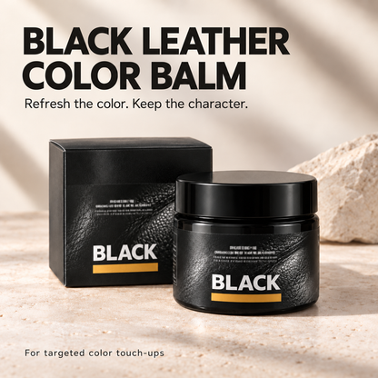 🎄✨ Christmas: 50% Off for a Limited Time | 🖤 Black Leather Color Restorer – renews faded color and hides scratches – for compatible smooth leather