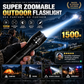 Bright Telescopic Long-Distance Outdoor Flashlight