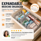🔥 Transparent Telescopic Medicine Organizer — Extendable, Perfect for a Tidy Medicine Cabinet 💊🗄️