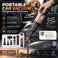 ⚡ Portable Handheld Car Vacuum Cleaner — 120W Cordless Mini Vac with 20000Pa Suction