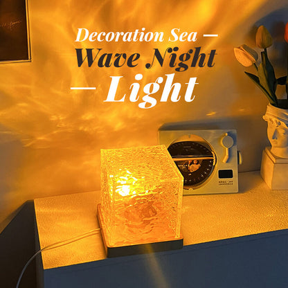 ⏳🏆LAST DAY SALE: ￡9.99!! 🔥Rotating Wave Projector – Dynamic Ocean Effect, 16 Color Changing & Soothing Baby Sleep Aid 🌙✨