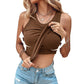 🔥💐SPRING DAY SALE £17.99!⚡50K+ SOLD!💖Ribbed Stretchy Tank Top with Shelf Bra