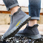 Lightweight Steel Toe Abrasion-Resistant Ankle Work Shoes