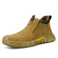 Lightweight Steel Toe Abrasion-Resistant Ankle Work Shoes