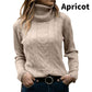 Women’s Solid Long Sleeve Knitted Turtleneck Sweater