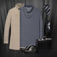 Men's Faux Two-Piece Long Sleeve Top👔