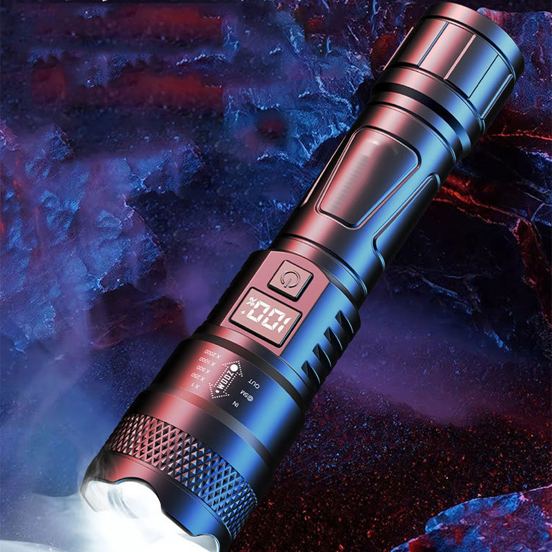 LED Strong Light Retractable Flashlight – goodsgoo