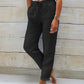 🌸LAST DAY SPECIAL PRICE: 🔥￡17.99!!🔥🌸Women's  Elastic Waist Cotton Linen Casual Pants
