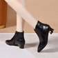 Women's Fashion Chunky Heel Pointed Toe Boots