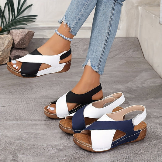 🏖️Summer Hot Sale 49% OFF🌼- Women's Ultra Comfortable Slope Heel Orthopaedic Sandals