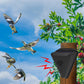 🌾50% OFF NOW! Waterproof Solar Outdoor Bird Repeller‑Timing Ultrasonic Bird Deterrent, Solar‑Powered Bird Scarer for Garden Orchard Crop Protection