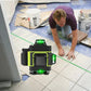 ⏳🔥LIMITED-TIME 50% OFF! ⏰16 Lines Green Light Laser Level Self Leveling Tool🎉