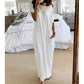 🔥Last Day Promotion 50% OFF✨💃Women's Summer Casual Loose Solid Color Short-Sleeve Long Dress