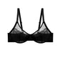 2-Piece Set💕Lacsper Daisy minimizer Bra Floral Lace Unlined Comfort Non-Padded Full Coverage Plus Size Underwire with Supportive Under Band Comfortable Fit