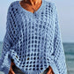 👚 49% OFF NOW! 🌸 Women's Crochet Knit Top – Stylish Open-Knit, Relaxed Fit & Breathable ☀️