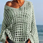 👚 49% OFF NOW! 🌸 Women's Crochet Knit Top – Stylish Open-Knit, Relaxed Fit & Breathable ☀️