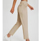 👖50% OFF NOW! Women's High‑Waisted Elastic Pants with Zipper Pockets – Stretchy Wrinkle‑Resistant Cropped Trousers, Casual Work Travel Slim Fit Pants for Daily Outdoor Activities