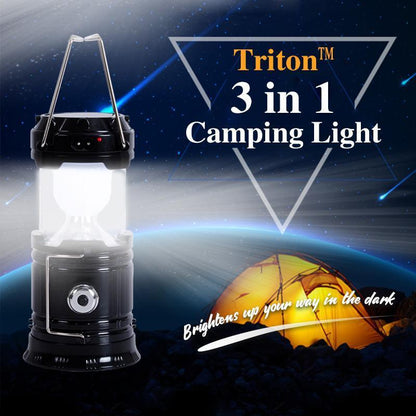 🔥Hot Sale Offers💥3-in-1 LED Flame Camping Lantern