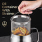 🧑‍🍳 49% OFF! Multi‑Function Stainless Steel Oil Filter Container – Large capacity, reusable filter. Saves oil, keeps cooking clean & healthy. A kitchen must‑have! 🔥✨