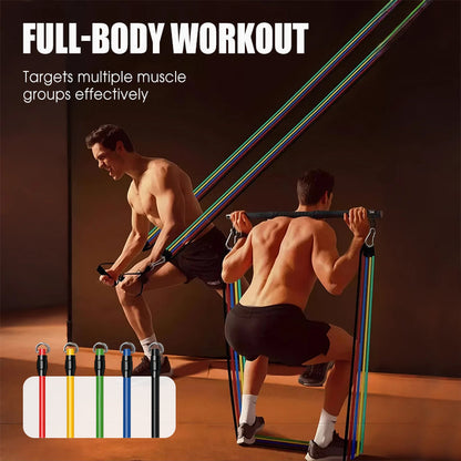 ⏰ Last Day 50% OFF🔥13PCS Resistance Band Set with Handle for Home Gym