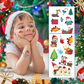 Skin-Safe Holiday Tattoo Stickers for Children