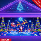 UV Reactive Christmas Garage Door Banner