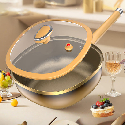 30cm Titanium Alloy Non-Stick Pot with Lid