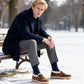Men's Warm Comfort Slip-On Ankle Shoes