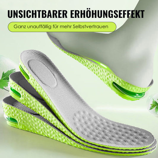 Comfortable Insoles with Air Cushion and Height-Increasing Effect