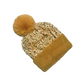 Winter Sparkly Sequin Pom Beanie