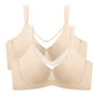 ⏰LAST DAY 65% OFF 💐Women's Elegant Sheer Full Coverage Plus Size Bra, Breathable Mesh Large Size Lingerie, Support Comfort Everyday Bra