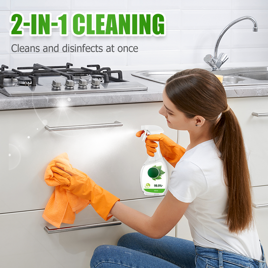 🥳2026 HOT SALE🥳💞50K+ SOLD!🚫🧫 Spray & Wipe, Refresh Your Whole Home | Multi-Surface Quick Clean & Disinfect✨🔄