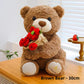 🔥 Hot Sale 50% OFF 💖Animal Bear Gift with Rose Flower Bouquet
