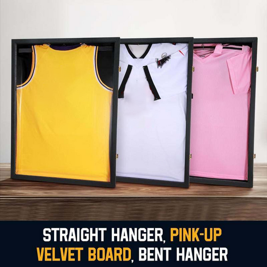 🔥Last Day Sale 60% OFF⏰🖼️👕Wooden Jersey Display Frame with Magnetic Door🎁