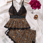 Lace Trimmed V-Neck Camisole & Shorts Sleepwear Set