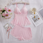 Lace Trimmed V-Neck Camisole & Shorts Sleepwear Set