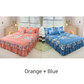 📢📢50% discount!! ⏰ 3-piece ruffled bed skirt set 🛏️