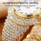 Women's Elegant Rhinestone Bracelet Watch
