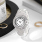 Women's Elegant Rhinestone Bracelet Watch