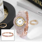 Women's Elegant Rhinestone Bracelet Watch