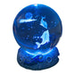 Luminous Crystal Ball Night Lamp with Resin Base