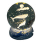 Luminous Crystal Ball Night Lamp with Resin Base