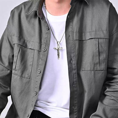 Creative Trendy Cross Pendant Necklace