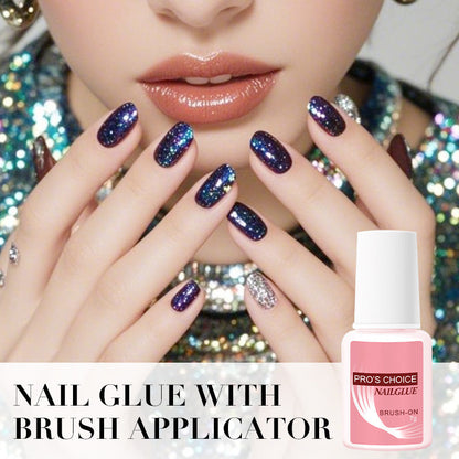 Nail Glue With Brush Applicator