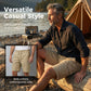 🎁 50% OFF! 💖🩳 Men's Casual Cargo Shorts with Drawstring Waist – Multi-Pocket, Lightweight & Breathable 👖✨