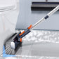 🧹 50% OFF NOW! ✨ 3-in-1 Floor Scrub Brush with Long Handle – Adjustable Head & Squeegee – Hair Tweezers & Corner Cleaning 🚿