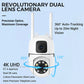 🔍🔍360° Pan & Tilt 4K Dual Lens Security Camera – Outdoor WiFi Surveillance Camera